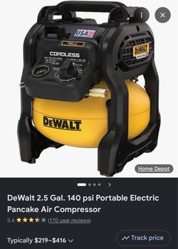 Dewalt air compressor