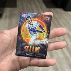 Roki Sasaki RC Rookie Card Sun Baseball Sports 