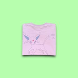 Uniqlo UT Pokemon Espeon Eevee 90s T Shirt Size M Anime Manga Retro Pikachu