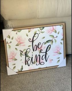 Be kind Wall Art