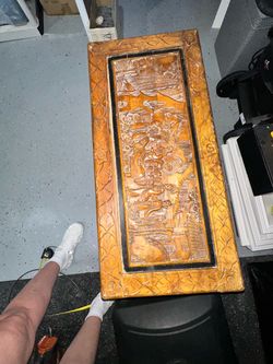 Solid wood trunk/chest