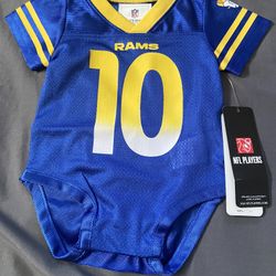 NWT Rams Kupp Jersey Onesie 