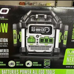 Ego NEXUS 3000W GENERATOR W/ (2) 7.5ah BATTERIES