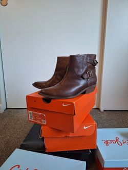 Lucky Brand Leather Booties 