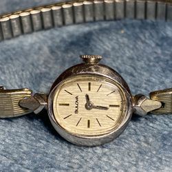 Bulova Petité Silver Tone Watch