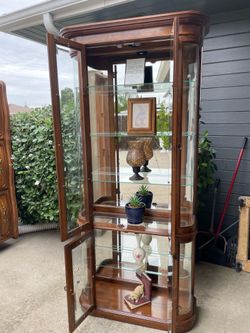 Beautiful Tall Curio Cabinet