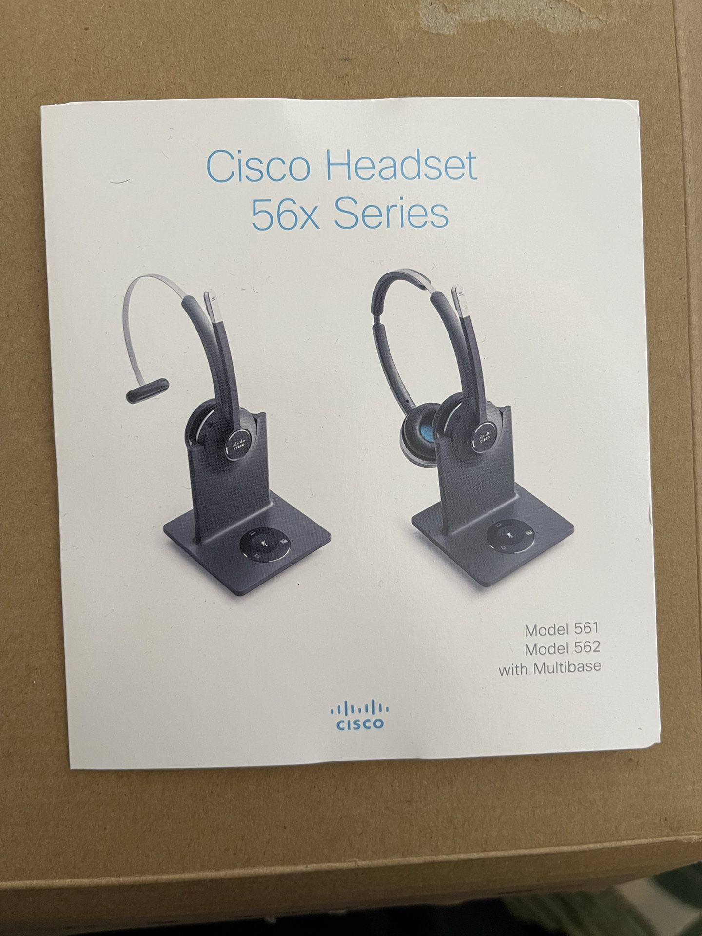 Cisco 562 Wireless Headset With Multi-Source Base 