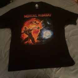 Black mortal kombat shirt xxl