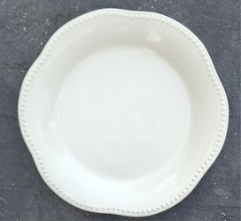 REDUCED Pottery Barn Emma Off White 13" Plate. Set