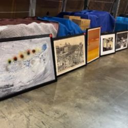 (#4)  5 Pieces  Wall Art .... Signed Low Number Prints