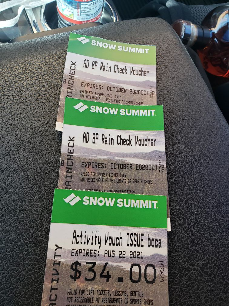 Snow summit bike park tickets