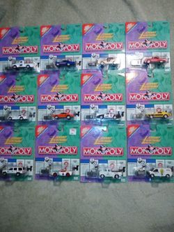 Johnny Lightning Monopoly Die Cast With Game Token.