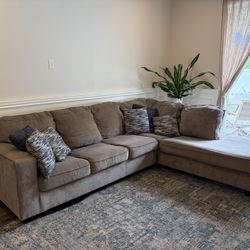 Sectional Couch Sofa L Shape Gray