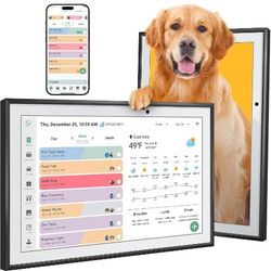 Digital Calendar 10.1 Inch Smart Electronic Family Planner with Chore Chart Display, IPS HD Touch Screen with WiFi App Control, Share Photos, Videos a
