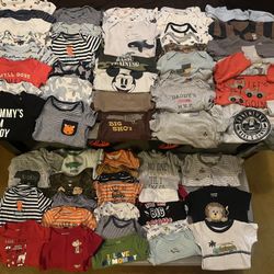 Huge Lot! Baby Boy Clothes - 6-12m -140 Pieces