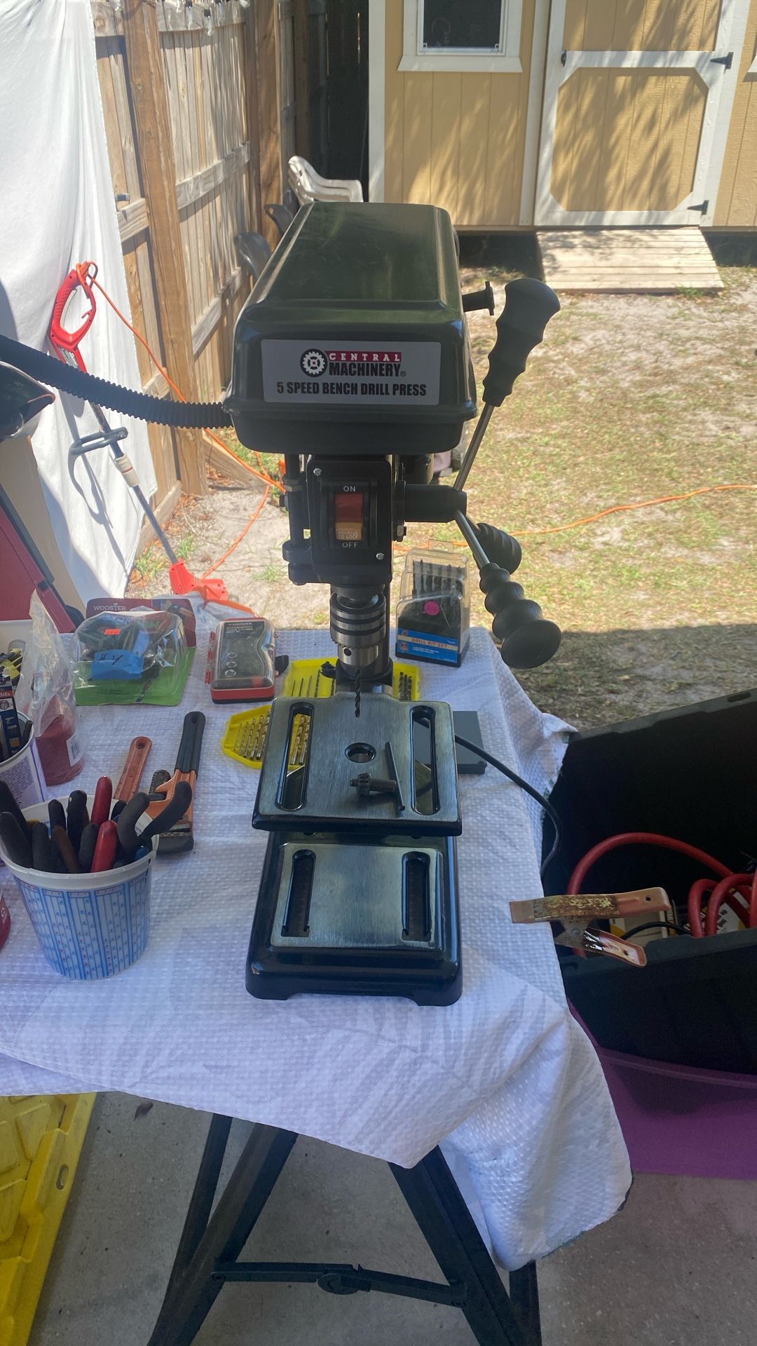 Central Machinery 5 Speed Bench Drill Press