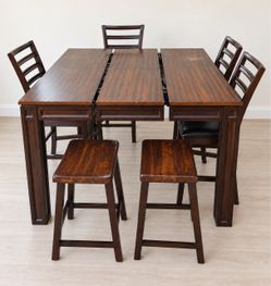 Counter Height Square Dining table set