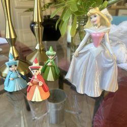Disney’s Sleeping Beauty Vintage Porcelain Figurines