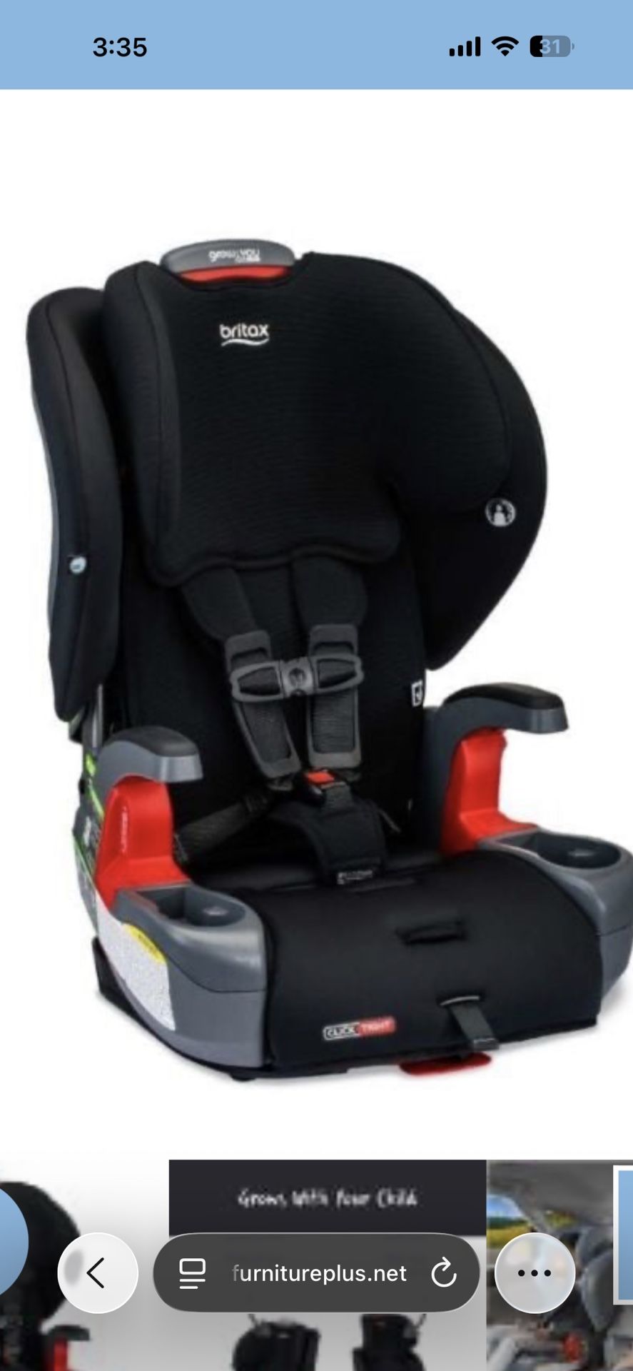 Britax Click Connect Booster