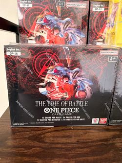 One Piece TCG OP-16 The Time of Battle BOOSTER BOX Factory Sealed English