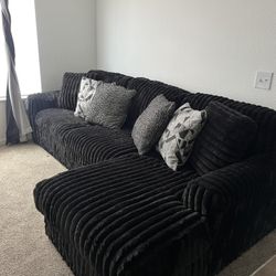 Black midnight couch