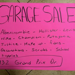 Garage Sale