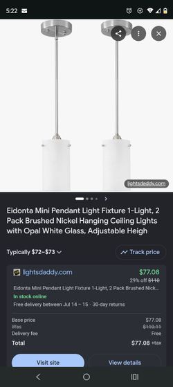 2 hang lights