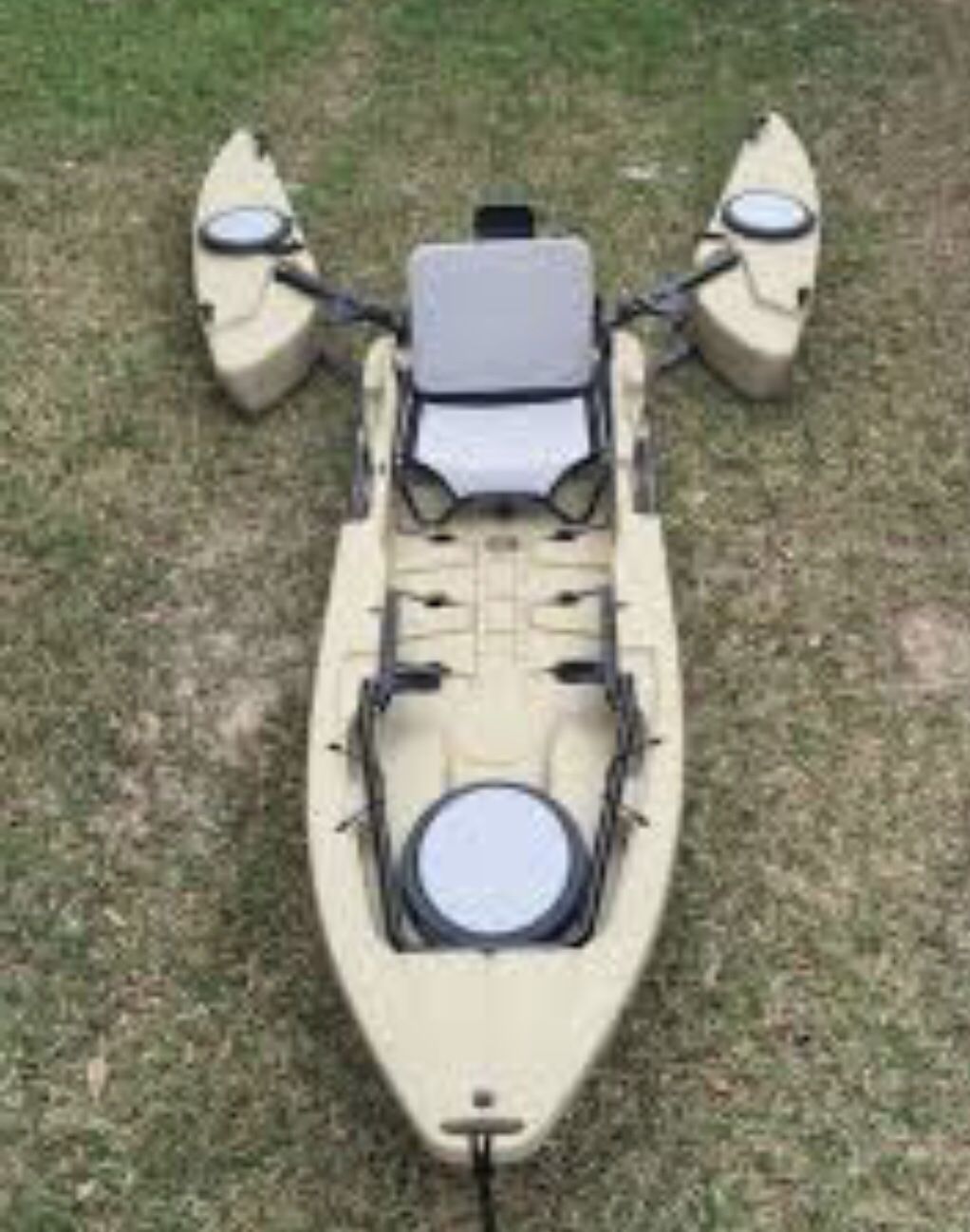 Freedom hawk pathfinder 14 fishing kayak w/ trolling motor