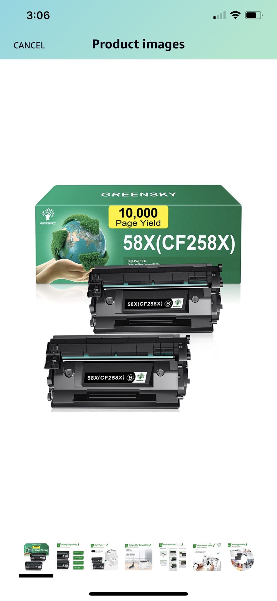 Compatible Toner-Cartridge Replacement for HP 58X CF258X 58A CF258A for HP M404n M404dn M404dw MFP M428fdw M428fdn M428dw M428 M404 M304 High Yield To