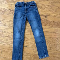 EUC Girls adjustable waist stretch skinny jeans size 8