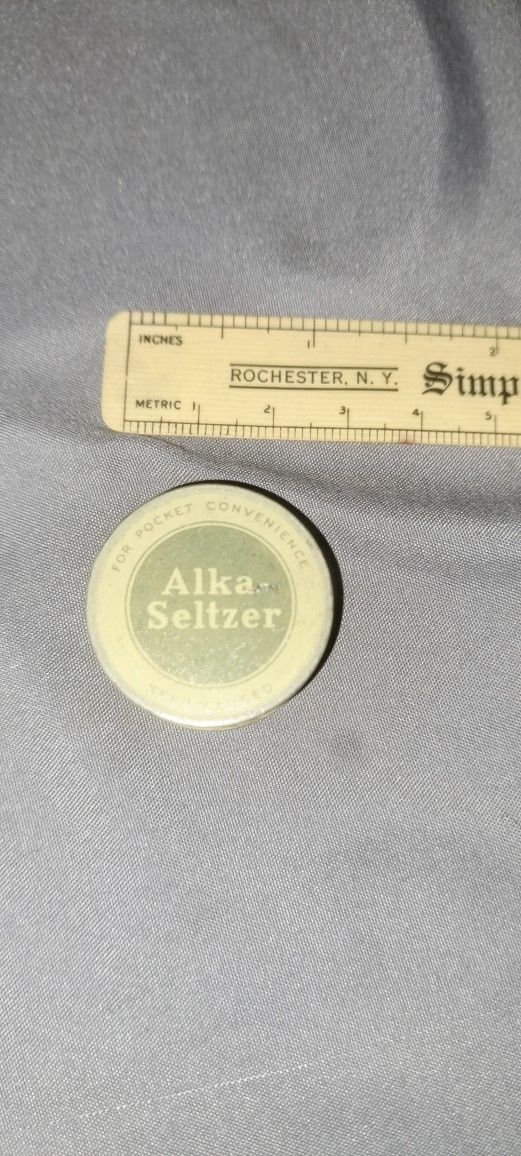 Vintage Antique Alka Seltzer Singles Carrier