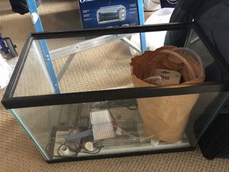20 gallons fish tank with accessories