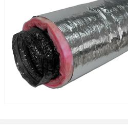 Everbilt
6 in. x 25 ft. Insulated Flexible Duct R8 Silver Jacket
