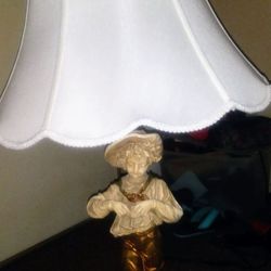 Dutch Boy And Girl Lamps White New Lamp Shades