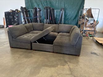 Thomasville Tisdale 6pc Fabric modular sectional