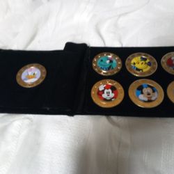 7 Vintage Collectable Disney Coins