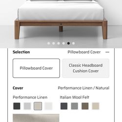 Thuma Pillow board Cover - Queen Size - Natural Color