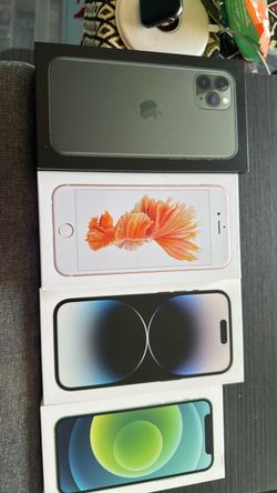 Empty iPhone boxes