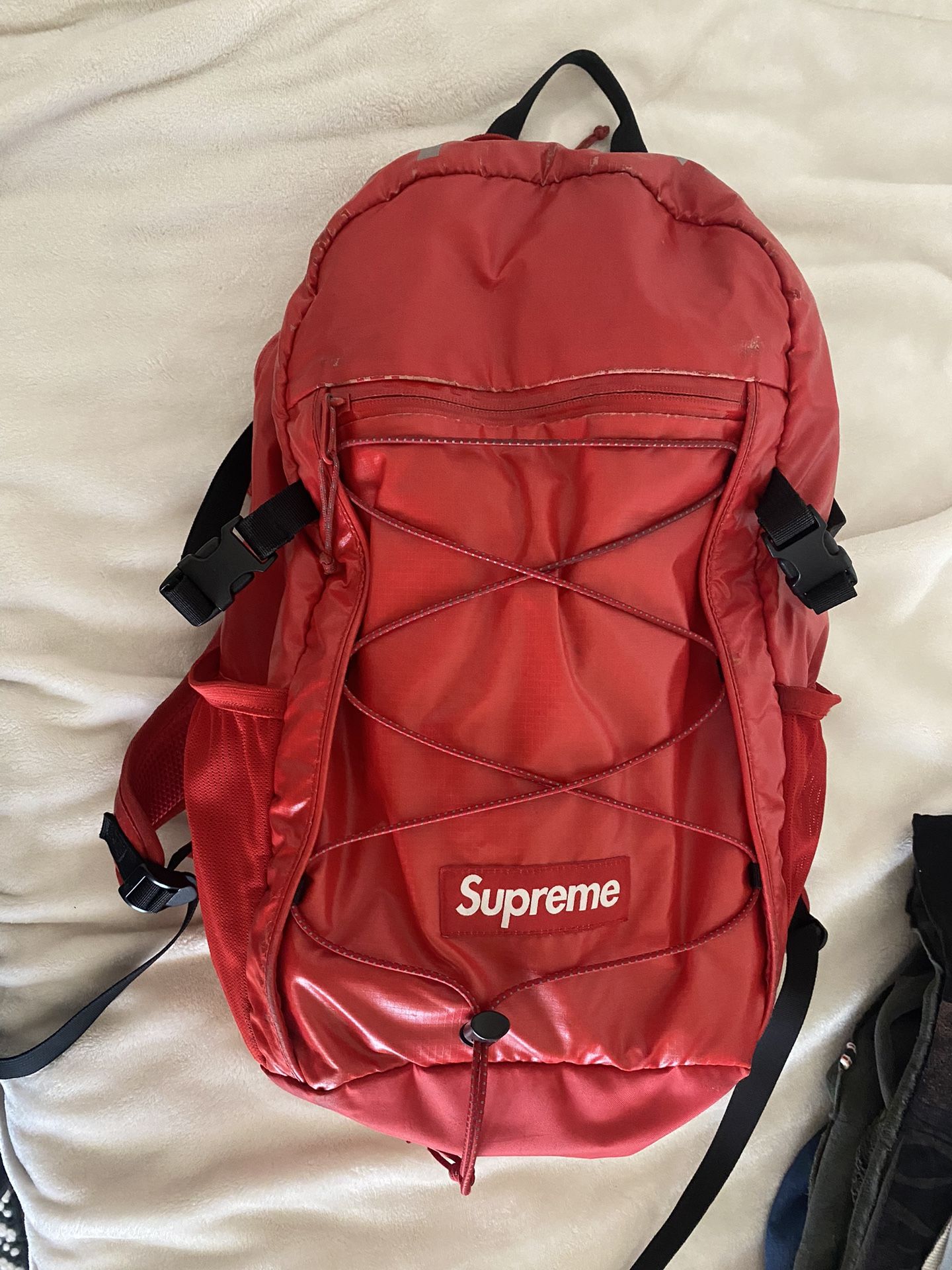 Supreme Red Backpack 