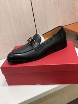 Ferragamo Men’s Leather Shoes With Box 2026 New
