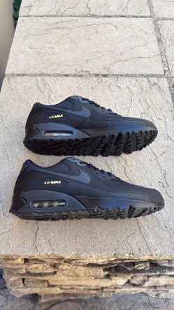 New Nike air max 90 black buff gold anthracite shoes Men’s 12