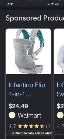 Infantino baby carrier