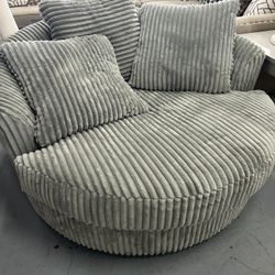 Plush Swivel Chairs 