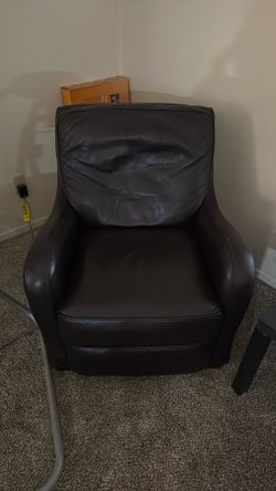 Brown leather Chair