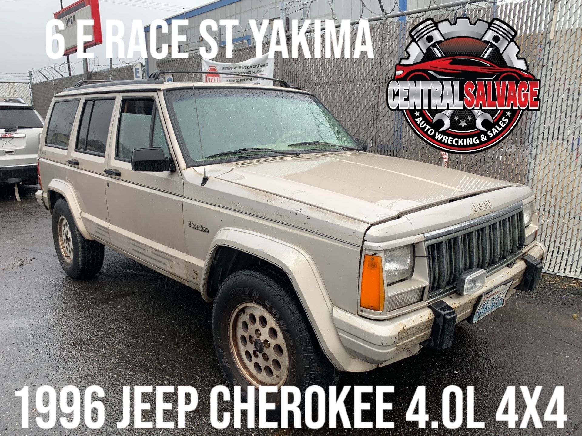 1995 Jeep Cherokee 4.0L 4X4 Partout Parts Only