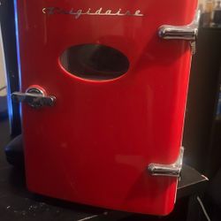 Red Mini Fridge 
