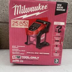 Milwaukee M12 Electric Portable Inflator (Tool-Only)
