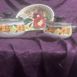 Pots And Serving Dish