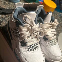 Size 11c White And Green Jordan’s. 