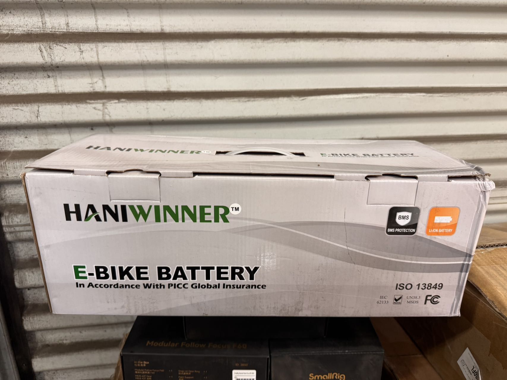 Haniwinner E-Bike Battery Model #HA074-4 Electric Bicycle 720Wh Rechargeable